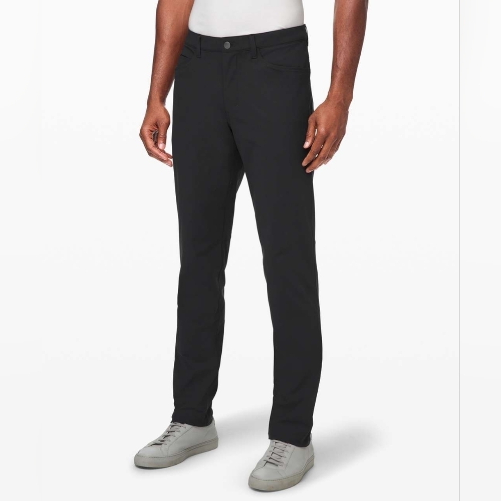 NWOT Lululemon ABC Pant Slim 28" Warpstreme Obsidian Gray Casual Pants Size 28